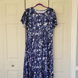 Floral Blue Dress